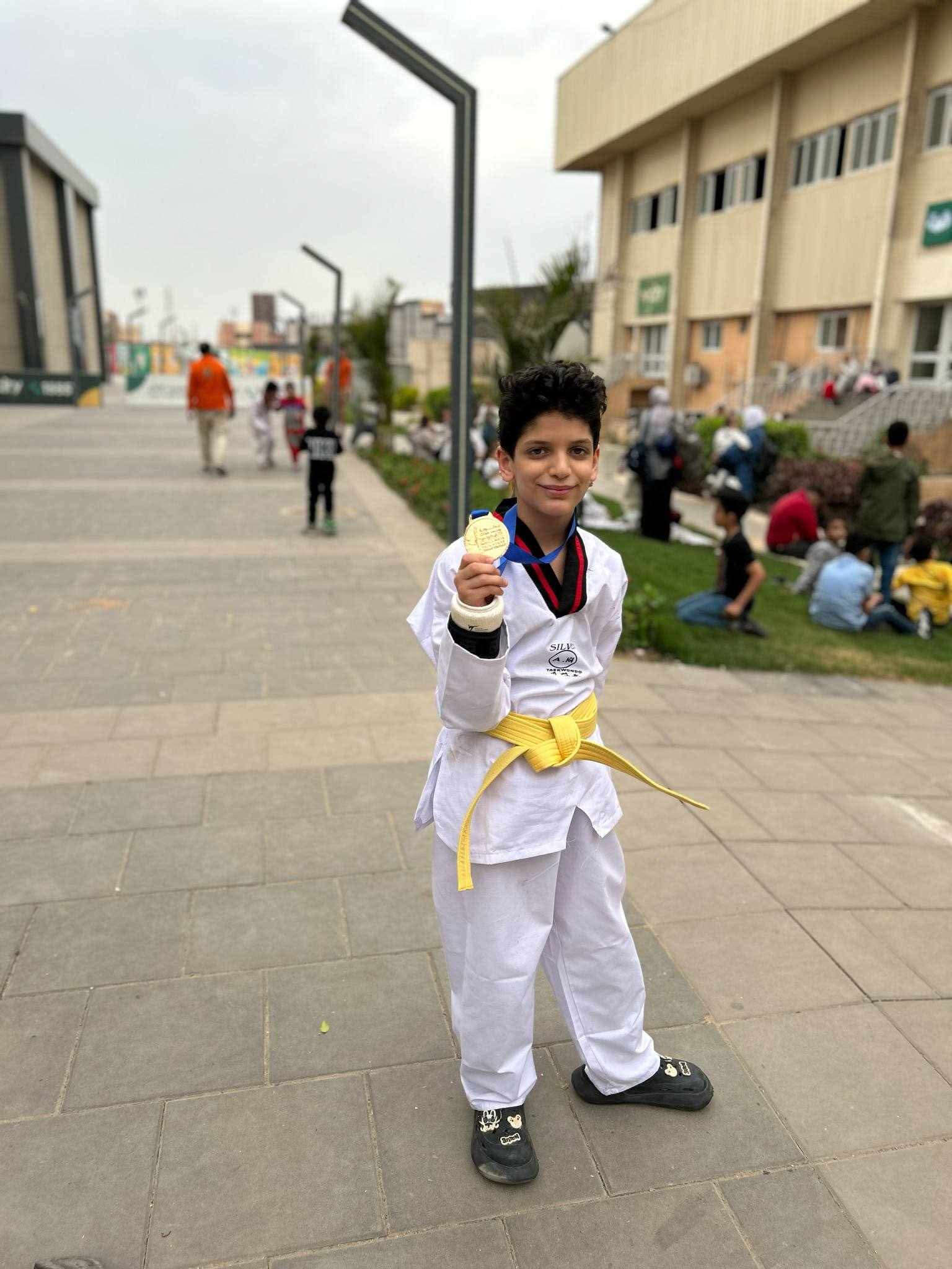 تهنئة للاعب سيف أحمد عبد العزيز لحصولة علي بطوله الغربية في التايكوندو…