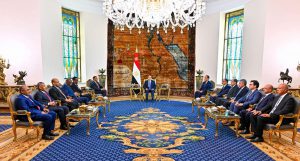 استقبل الرئيس السيسي، اليوم كامل إدريس رئيس مجلس الوزراء الانتقالي بجمهورية السودان 2 FB IMG 1754565445689