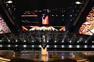 الرئيس السيسي والسيدة انتصار السيسي يشهدان احتفالية افتتاح المتحف المصري الكبير 2 FB IMG 1762078444799