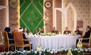 الرئيس السيسي يشارك في حفل إفطار الأكاديمية العسكرية المصرية ويؤكد: بناء الإنسان أساس بناء الدولة