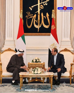 الرئيس السيسي يستقبل الشيخ محمد بن زايد بمطار العلمين.. تأكيدًا على عمق العلاقات المصرية الإماراتية